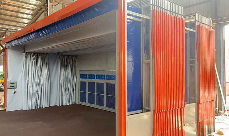 移動(dòng)伸縮噴漆房